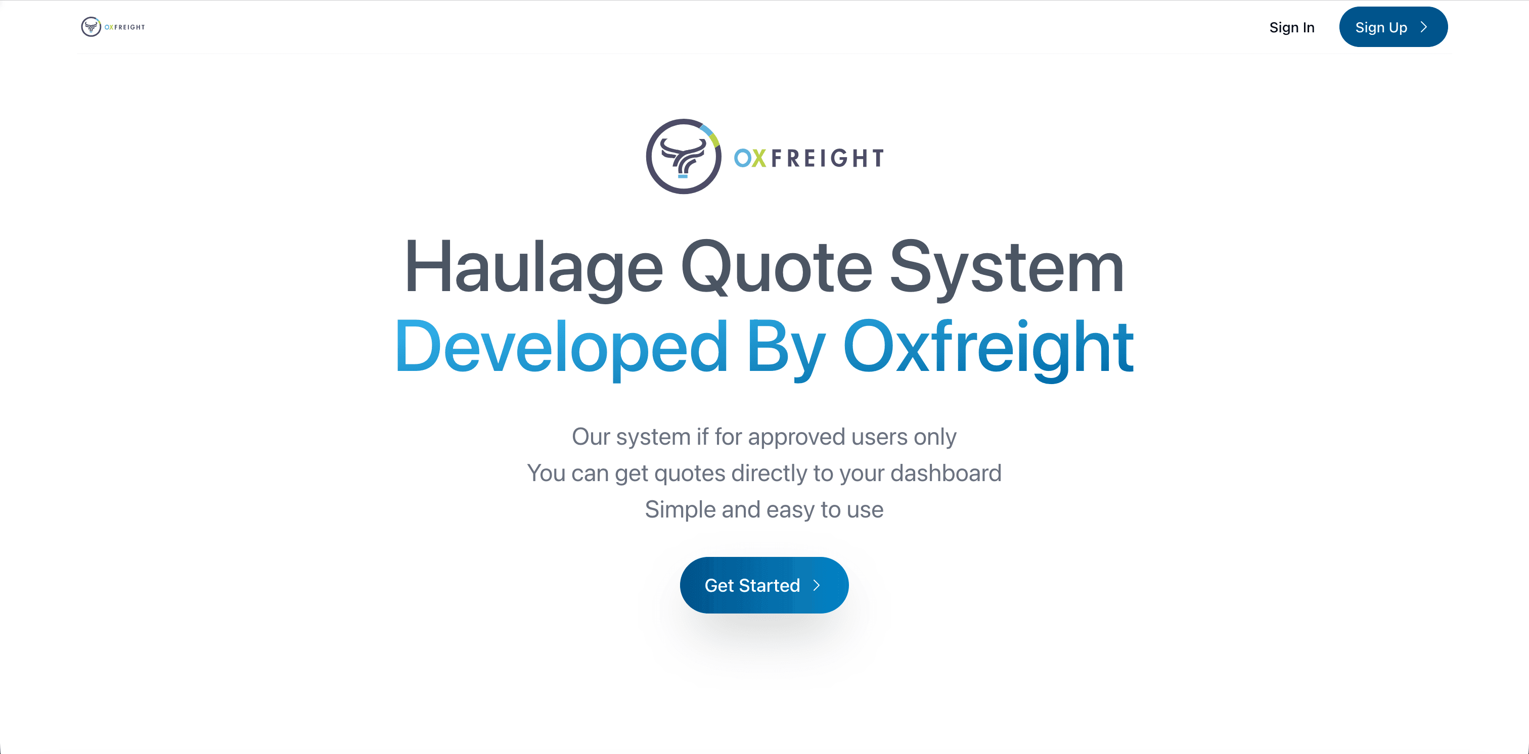 Oxfreight — hero